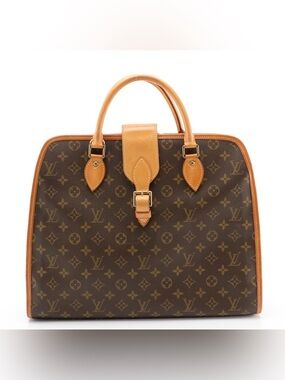 LOUIS VUITTON Rivoli Business Bag in Monogram Canvas and Vachetta Leather